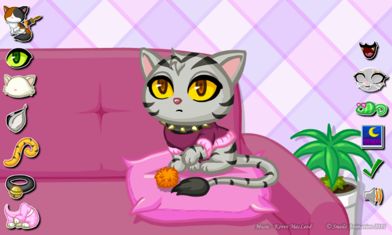 cute kitten dress up games Kitty Fashion Star : Cat Maker