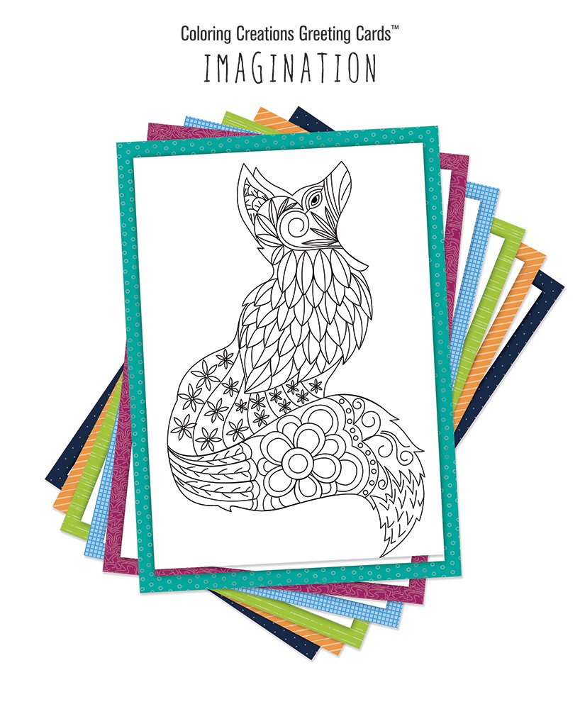 Coloring Creations Greeting Cards™ - Imagination: With Scripture