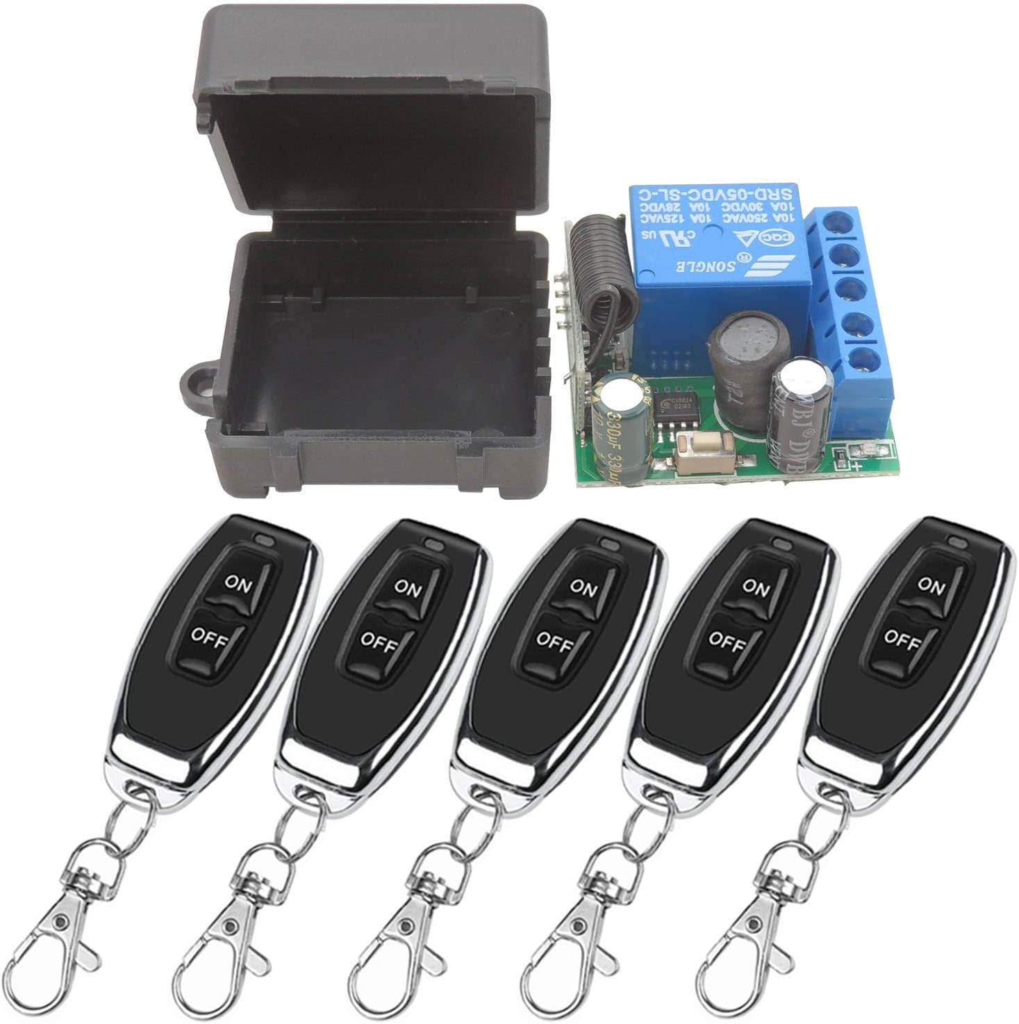 Interruttore Radio Controllo QIACHIP - Ricevitore 220V Con 2 Telecomandi Per Luci Ed Elettrodomestici - Foto 9