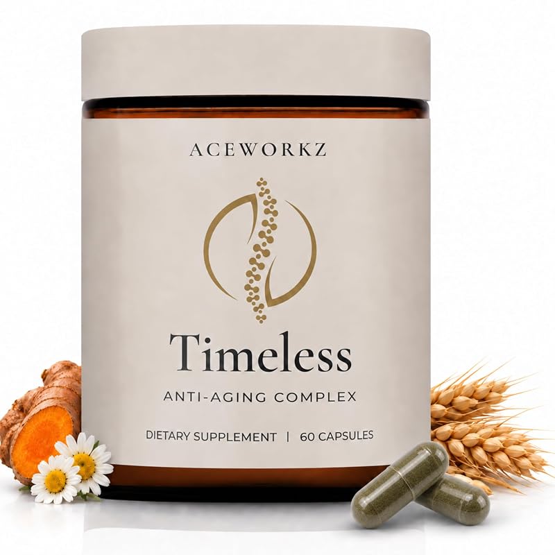 ACEWORKZ Suplemento antioxidante com nicotinamida ribosídeo, espermidina, resveratrol, fisetina e BioPerine®, 60 cápsulas