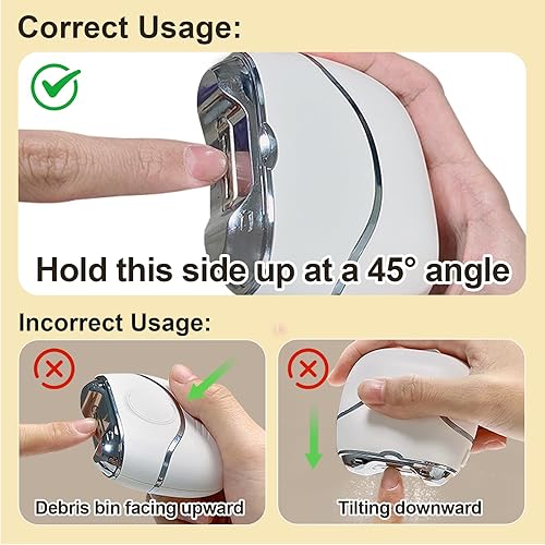 Miniatura 5 de Cortaúñas eléctrico, recortadora de uñas con almacenamiento de clips de uñas, cortaúñas automático con batería AAA para adultos, personas mayores,