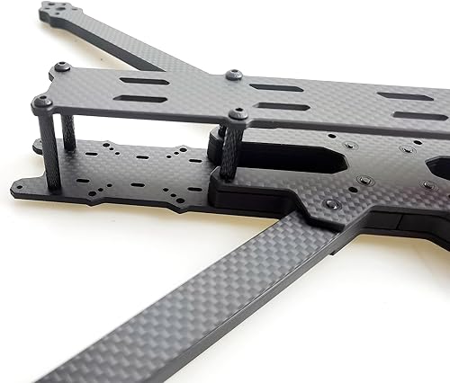 Miniatura 6 de MINGCHUAN 16.535 in L10 V6 10 '' distancia entre ejes super largo alcance HD True-X Kit de marco de carbono para unidad de aire O3 CADDX Vista VTX