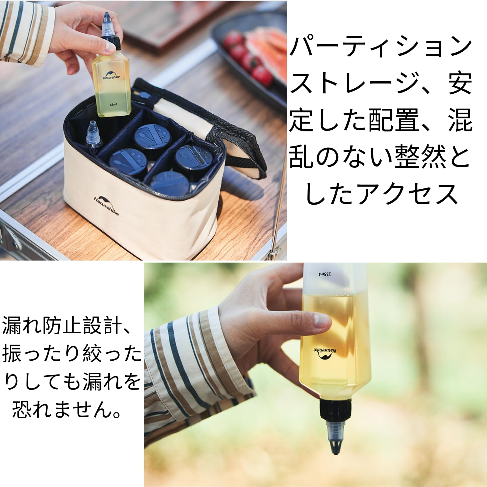 Amazon.co.jp: Naturehike キャンプ 調味料入れ スパイスボックス 調味