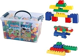YAR 1000-Piece Set of Large Building Blocks for Children from 3 Years - Building Blocks from 3 Years - 1000 Colourful Building Blocks Compatible with Standard Bricks - Promotion Toy & Educational Toy