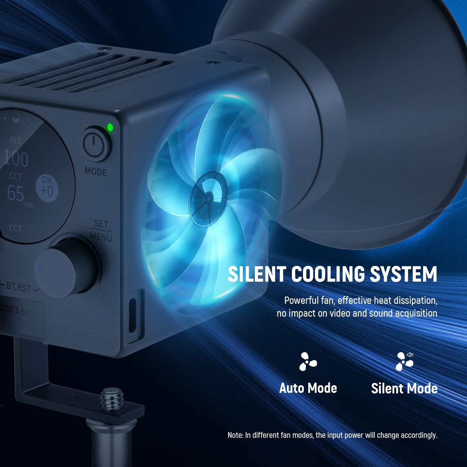 NEEWER 60 W RGB LED światło wideo, ręczne światło wypełniające, aplikacja / 2,4 G/panel sterowania 18 scen 8700 Lux/1 m 2700-6500 K CRI97+, ściemniana moc światła ciągłego COB do nagrywania wideo