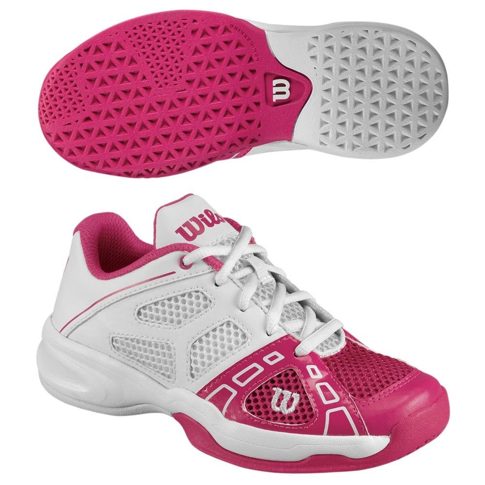 Wilson Rush PRO Junior, Scarpe da Tennis Unisex per Bambini