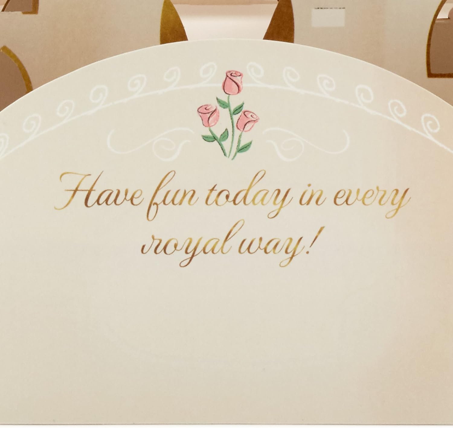 Hallmark Paper Wonder Disney Princess Pop Up Birthday Card for Kids (Ariel, Cinderella, Mulan, Jasmine, Belle, Tiana) - Image 4