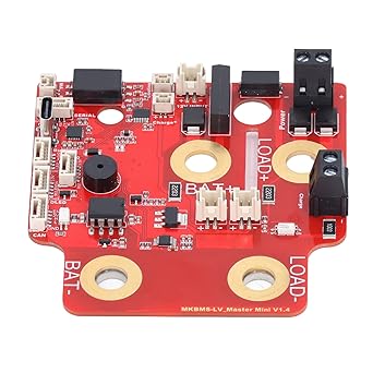Mini Battery Protection Board, Intelligent Balance BMS Board Kit LED Control Panel Programmable CAN Bus Interface for Power Tools for Electric Vehicles