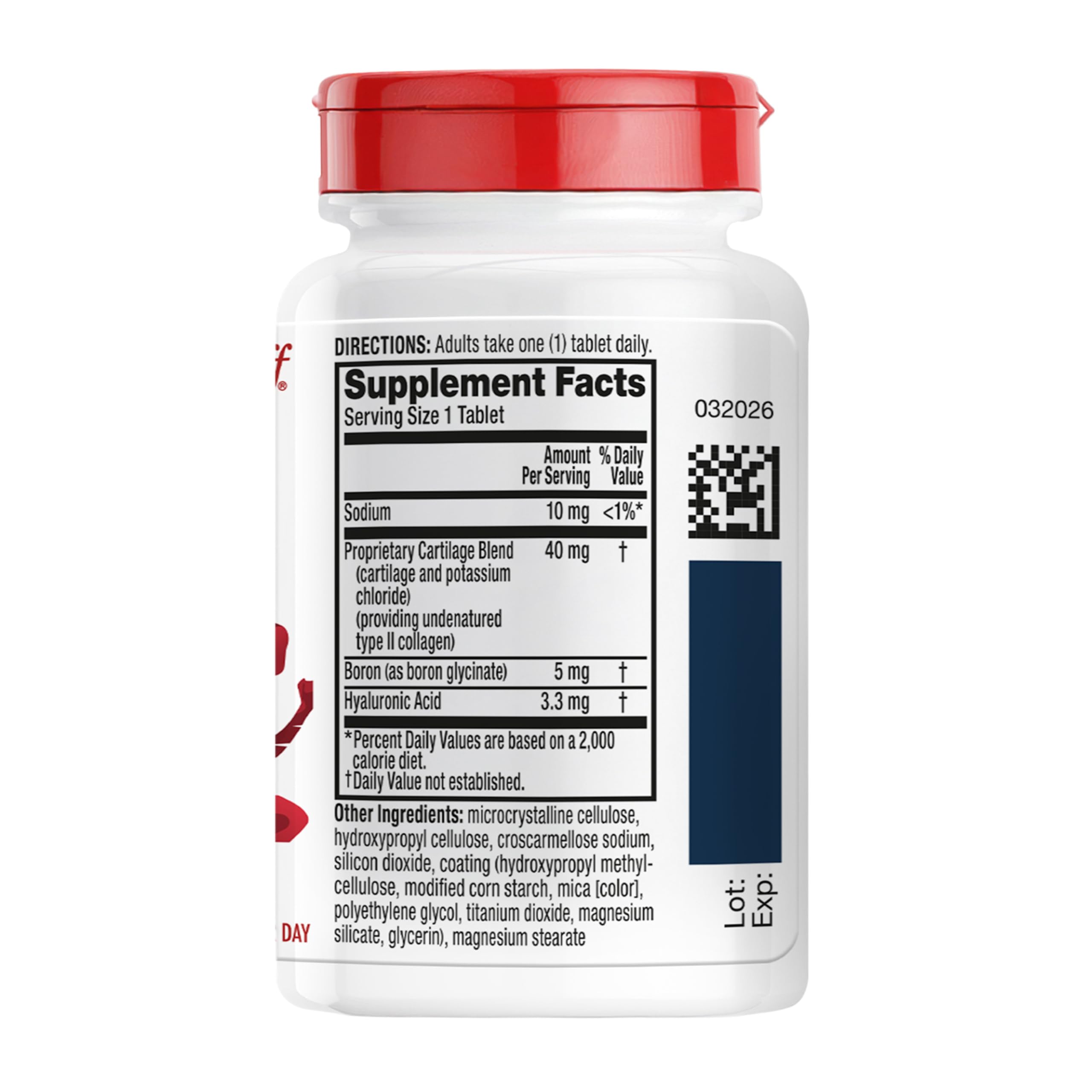 Move Free Ultra Triple Action Joint Support Supplement - Type II Collagen Boron & Hyaluronic Acid - Supports Joint Comfort, Cartiliage & Bones in 1 Tiny Pill Per Day, 64 Tablets (64 servings)* — Amazon image 12