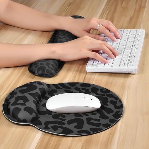Miniatura 3 de Seorsok Bonita alfombrilla de mouse ergonómica con base antideslizante para computadoras de trabajo y juegos de oficina, fácil de escribir y aliviar