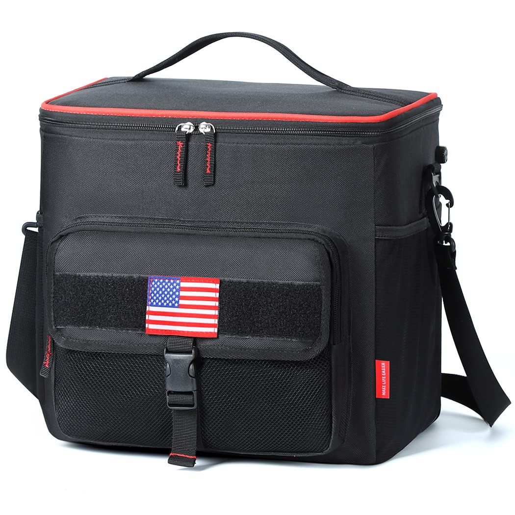 Lekespring Lunch Box for Men,Insulated Cooler Bag Women & Men,Leakproof Lunch Cooler Bag, Lunch Tote Bag,30L