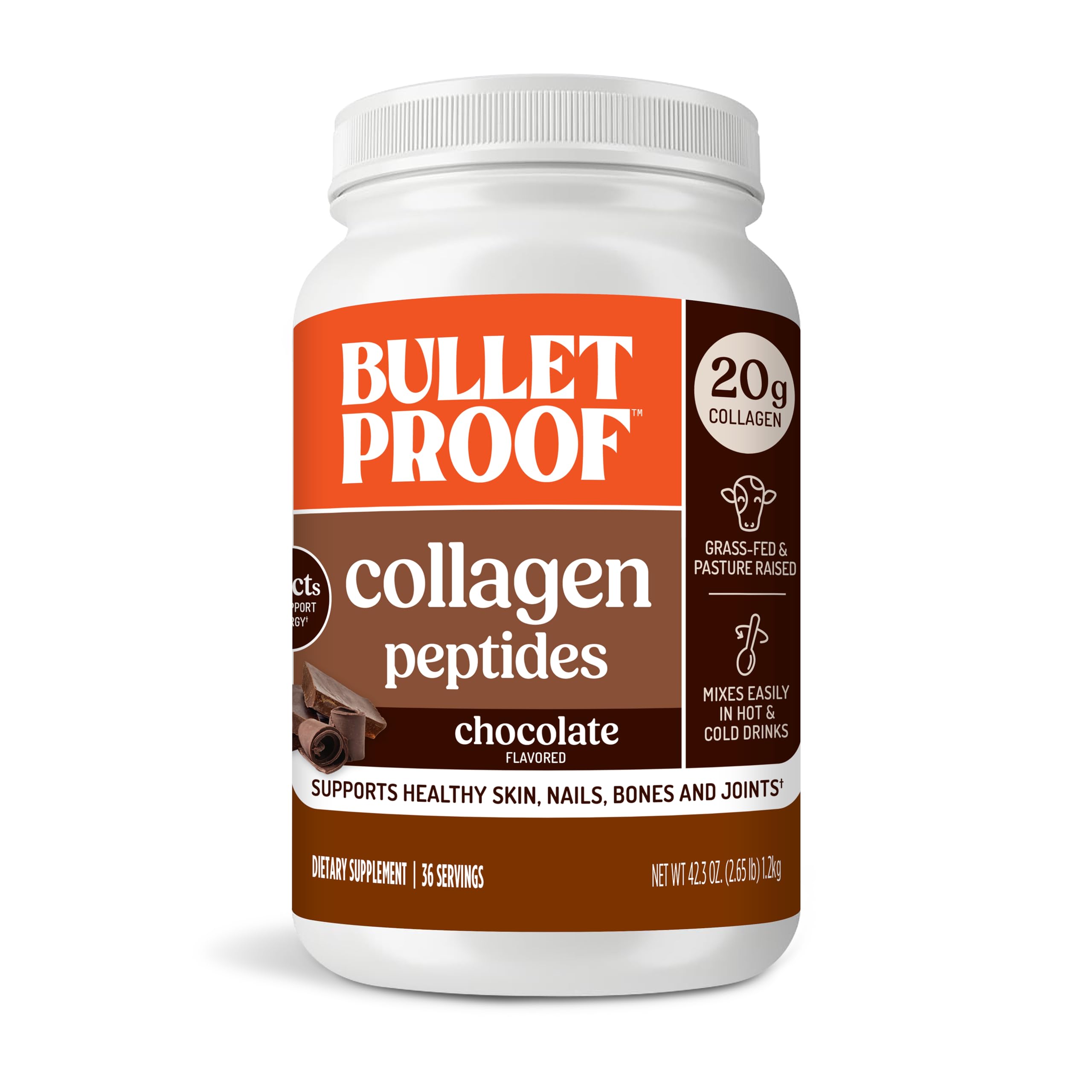 Bulletproof Unflavored Collagen Peptides Protein Powder, 14.3 oz — Amazon image 8
