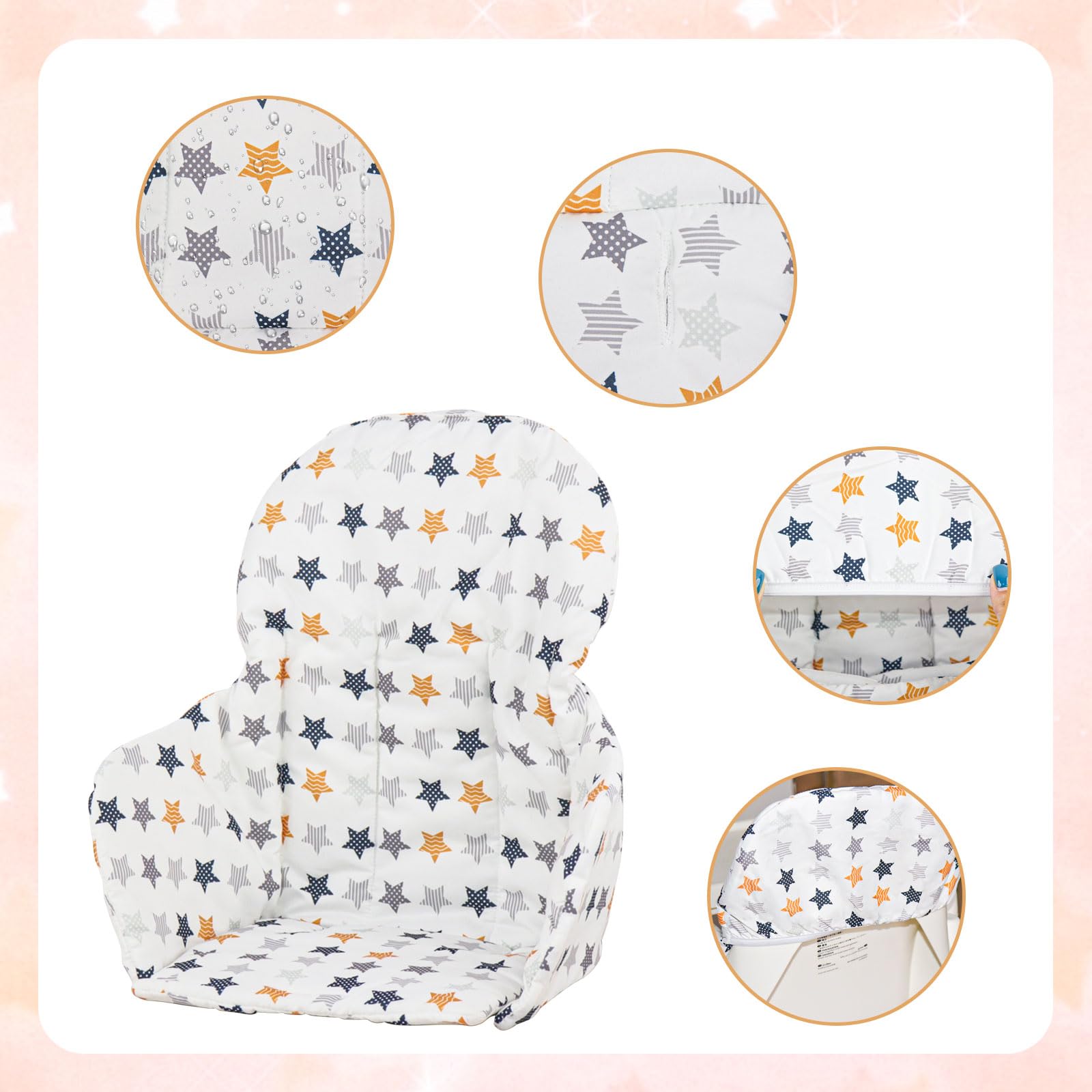 Coussin Pour Chaise Haute, Coussin De Chaise Haute Pour Chaise Haute IKEA Antilop, Coussin De