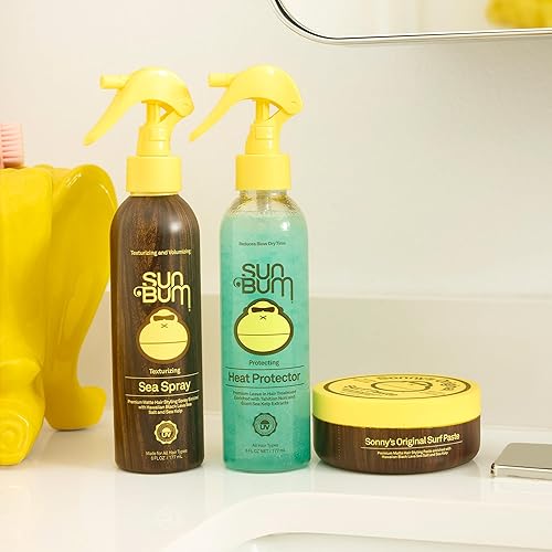 Miniatura 5 de Sun Bum Spray protector de calor  Spray protector de cabello vegano y libre de crueldad animal para todo tipo de cabello  6 onzas