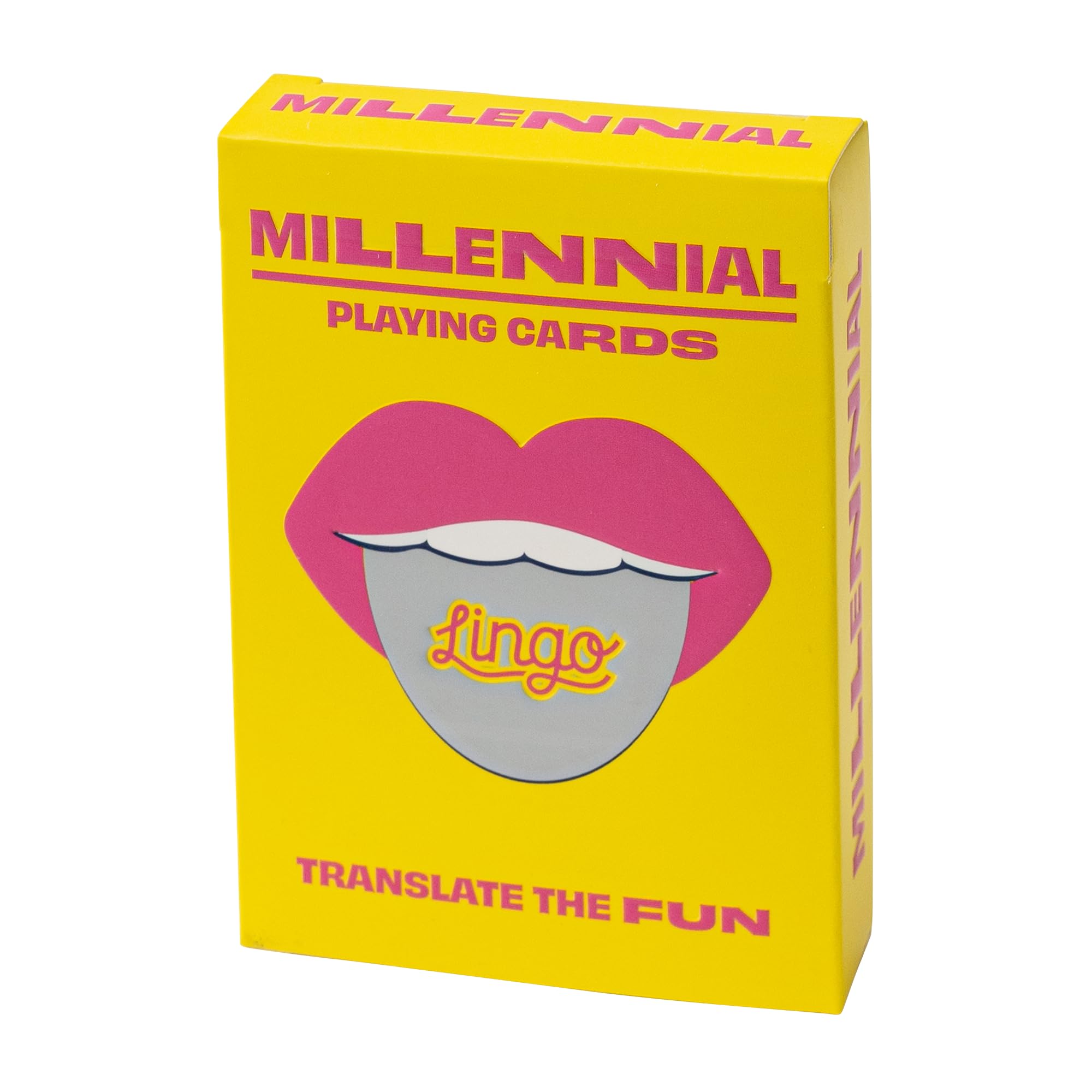 Millennial Lingo Playing Cards | Travel Flashcards | Learn Millennial Slang Vocabulary in A Fun & Easy Way | 52 Essential Translations