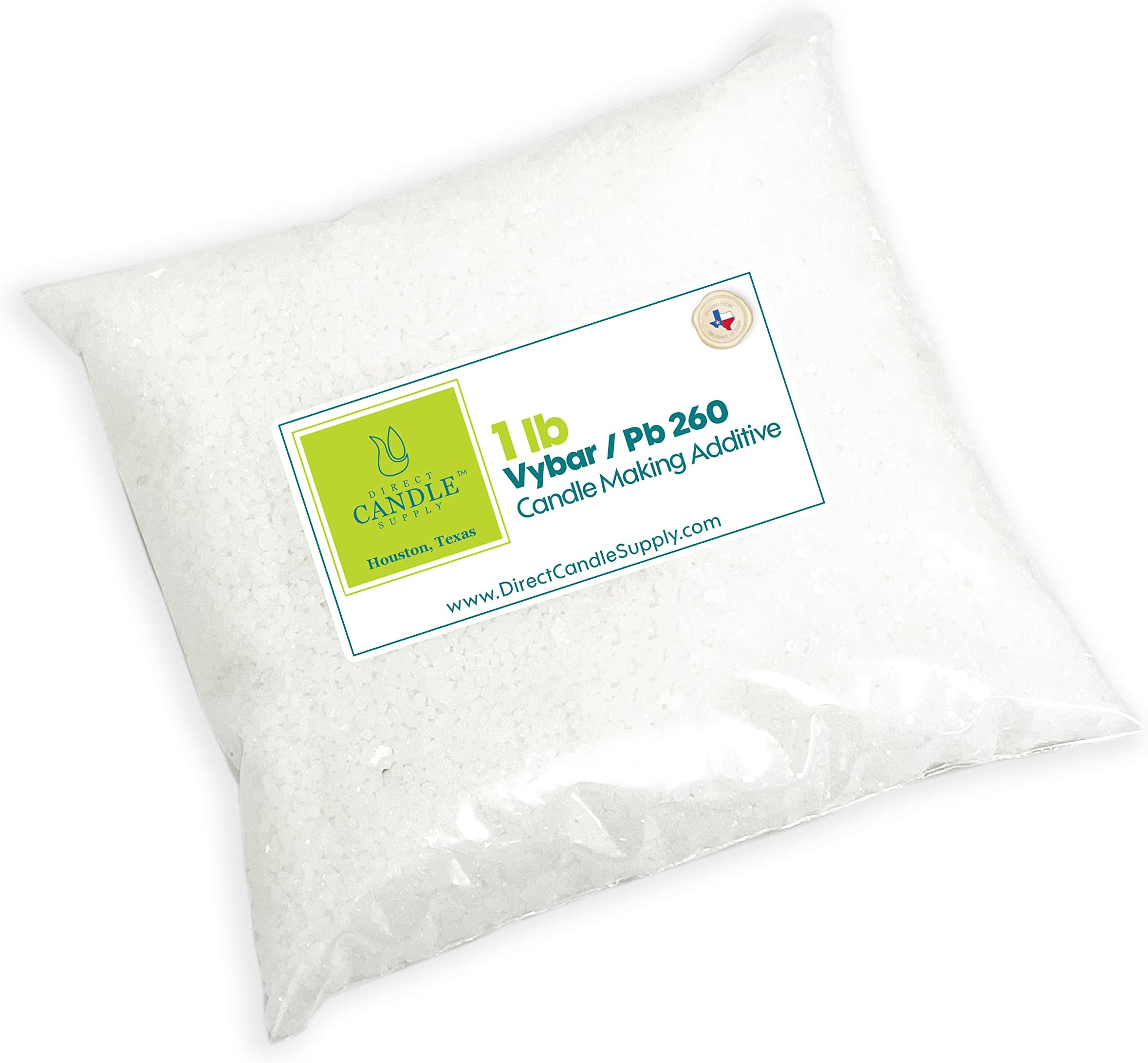 Direct Candle Supply - Candle Making additive 1 LB (16 OZ) - Great for Soy and Paraffin Candle Crafts - Vybar 260