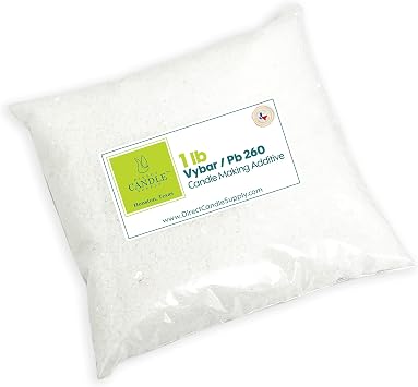 Vybar 260 Wax Additive for Candle Making | 1 lb Candle Wax Modifier for Container Candles & Low Melt Point Waxes | Candle Making Supplies