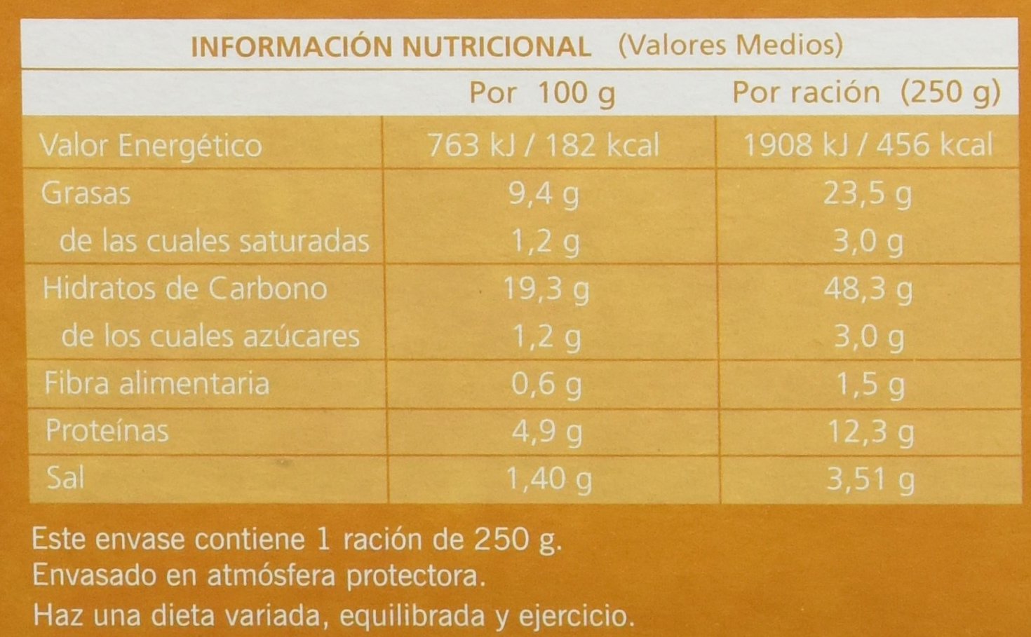 Carretilla Paella Marinera 250 g