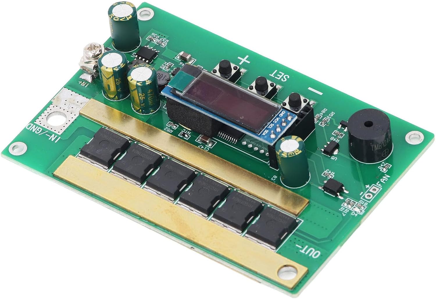 Spot Welder Control Board, 99 Gears Handhled PCB Circuit Board with Voltage Meter for 32650, 26650 Lithium Ni MH Cd Ni Batteries Welding Machine PCB Control Board