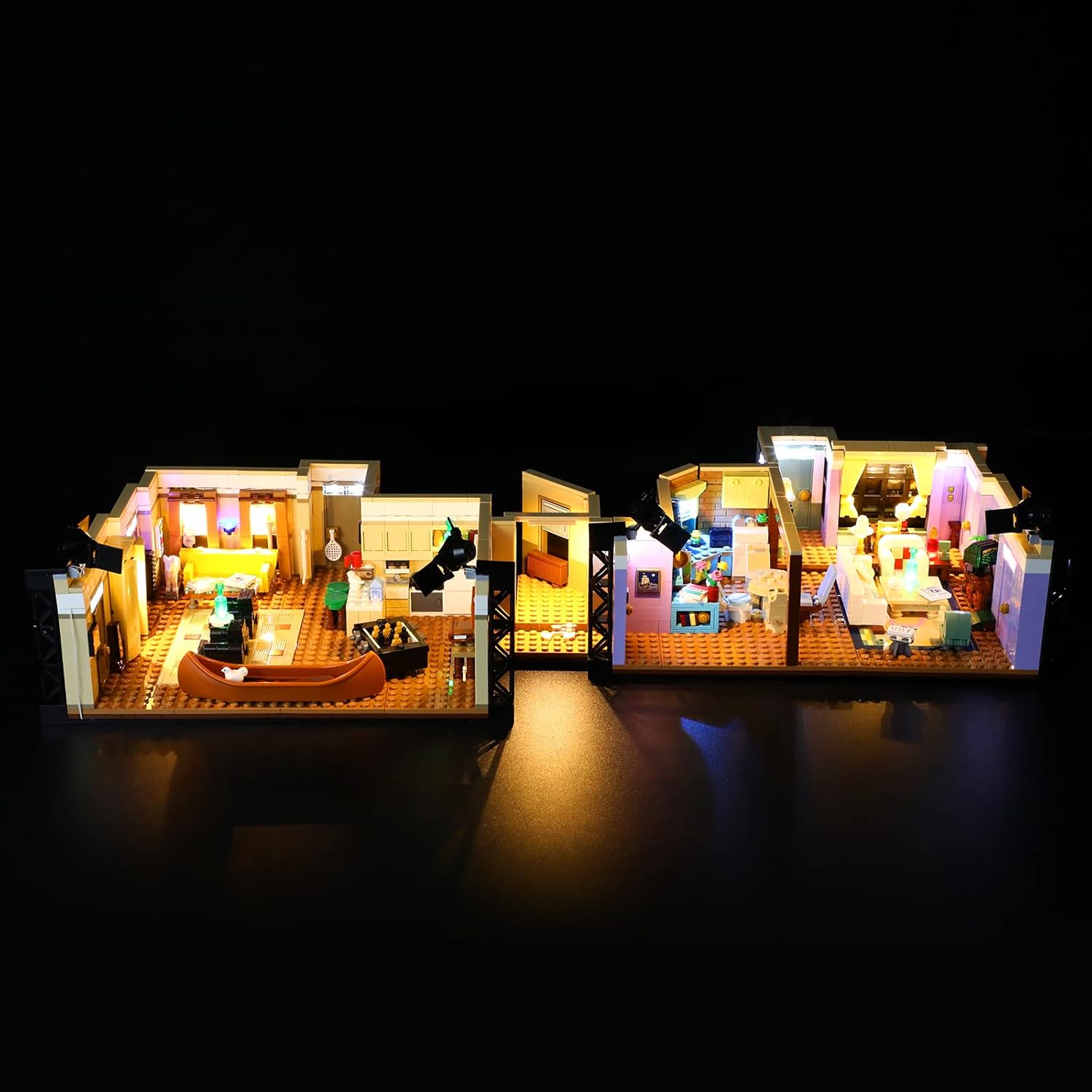 GEAMENT LED Light Kit Compatible with Lego The Friends Apartments - Lighting Set for Creator 10292 Building Model (Model Set Not Included)