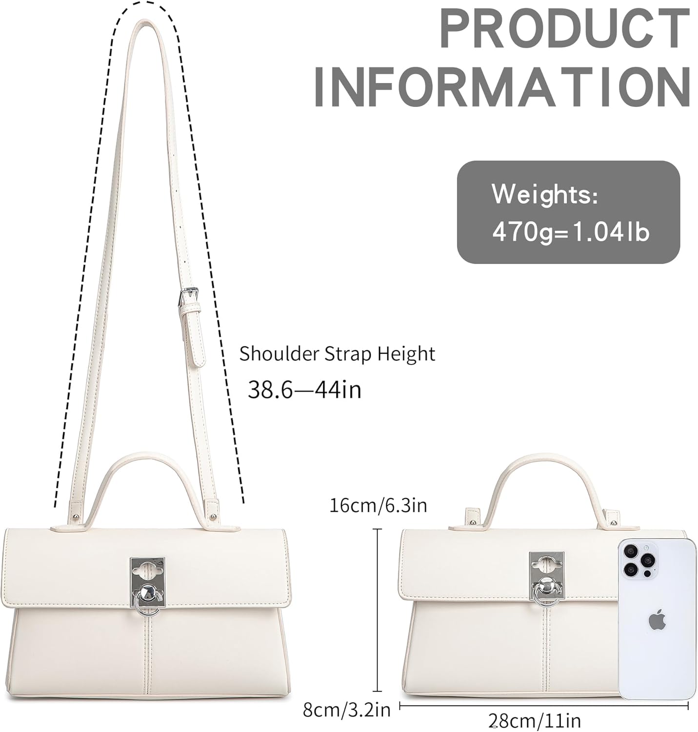 Women's Thea Top Handle Bag Purse Small Top Handle Purses For Women Vanity Purse - Image 4