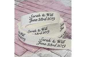 Personalized Ribbon for Baptismal Ceremonies: Gracefully Accenting the Sacrament