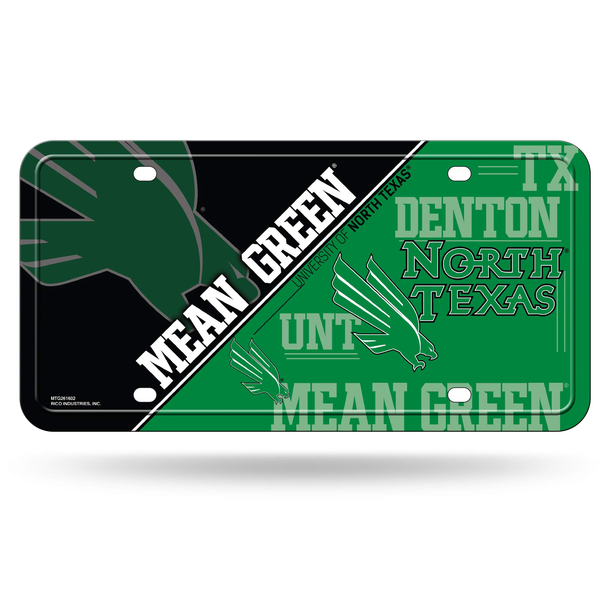 Rico Industries NCAA Unisex-Adult Metal License Plate Tag