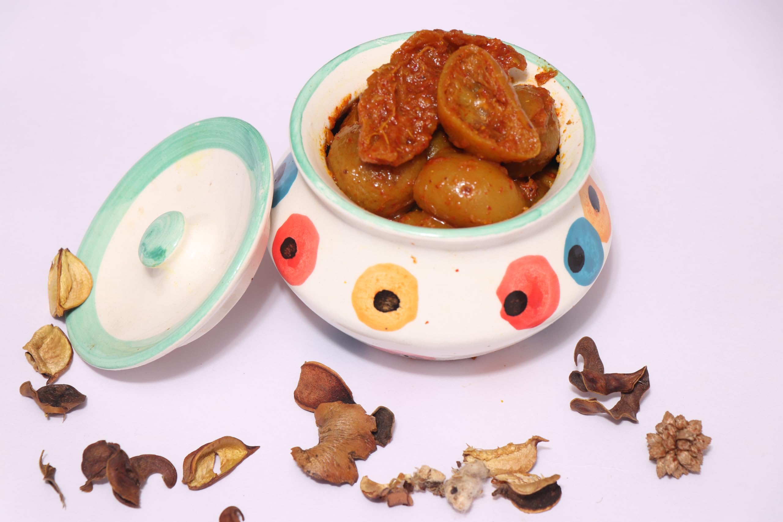 Bhagirathi Traditional Lemon Hing Pickle 500g Spicy Nimbu Hing Ka Achar Homemade Style Oil-Free Digestive Lemon Pickle 3