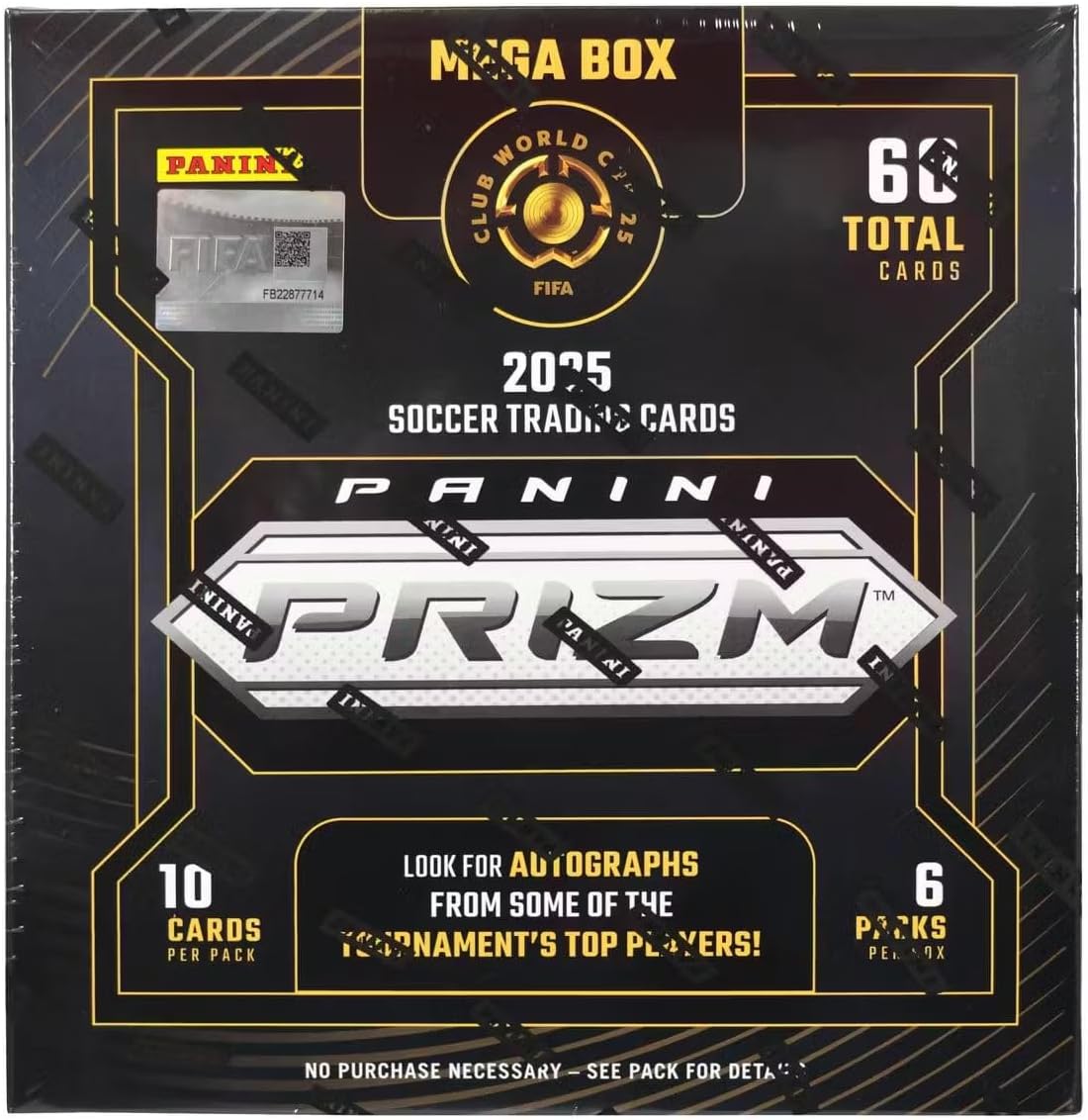 2025 Panini Prizm Club World Cup Soccer MEGA box (10 pks/bx)