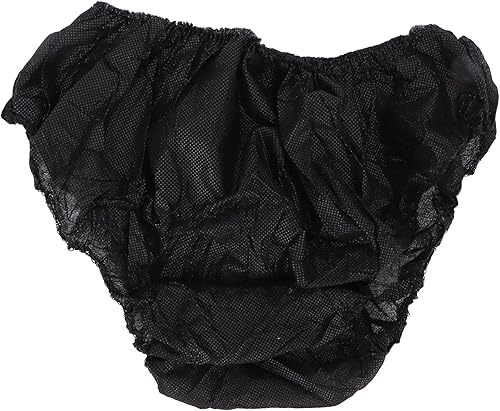 Miniatura 4 de Dioche 50 piezas de ropa interior negra desechable, talla única que se adapta a la mayoría de ropa interior de viaje portátil para mujeres y hombres