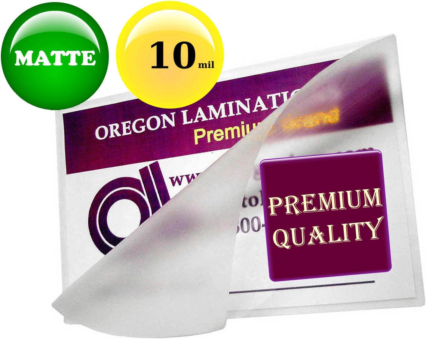 Fеаturеd Prоduсt Oregon Lamination Hot Laminating Pouches Menu (Pack of 50) 10 Mil 12 x 18 Matte/Matte