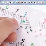 MECCANIXITY Piano Key Stickers for 88/61/54 Keys, Numbers Keyboard Sticker Piano Notes Guide Removable for Beginners Learning, Colorful