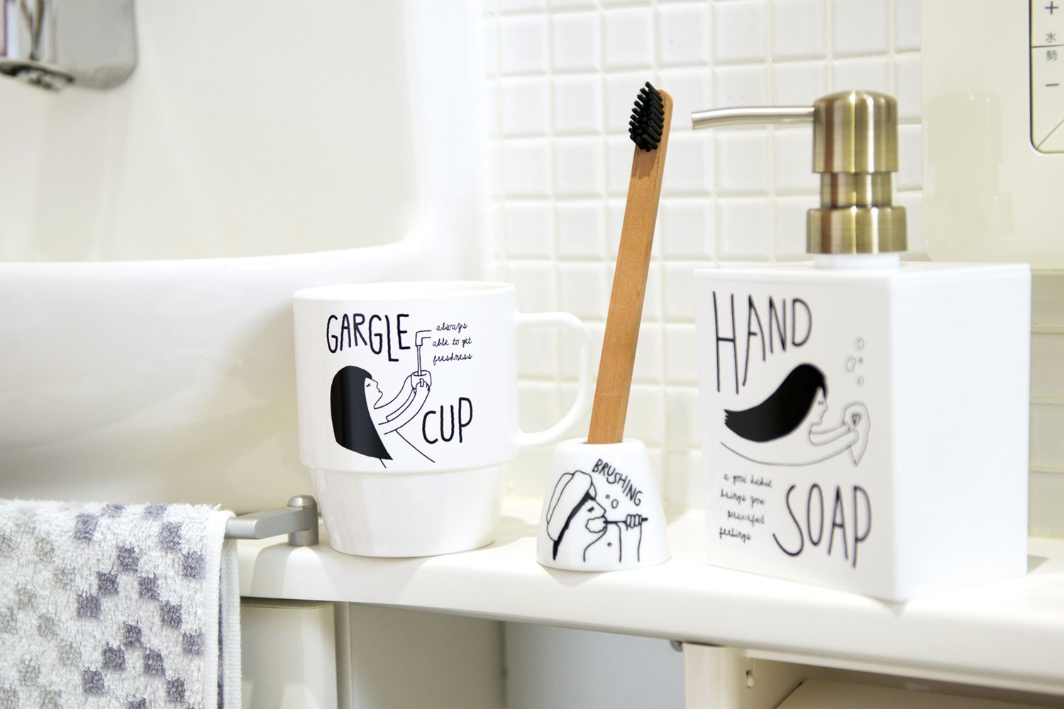 Amazon｜SO-Q STYLE 日本製 ドゥードゥル 歯ブラシホルダー