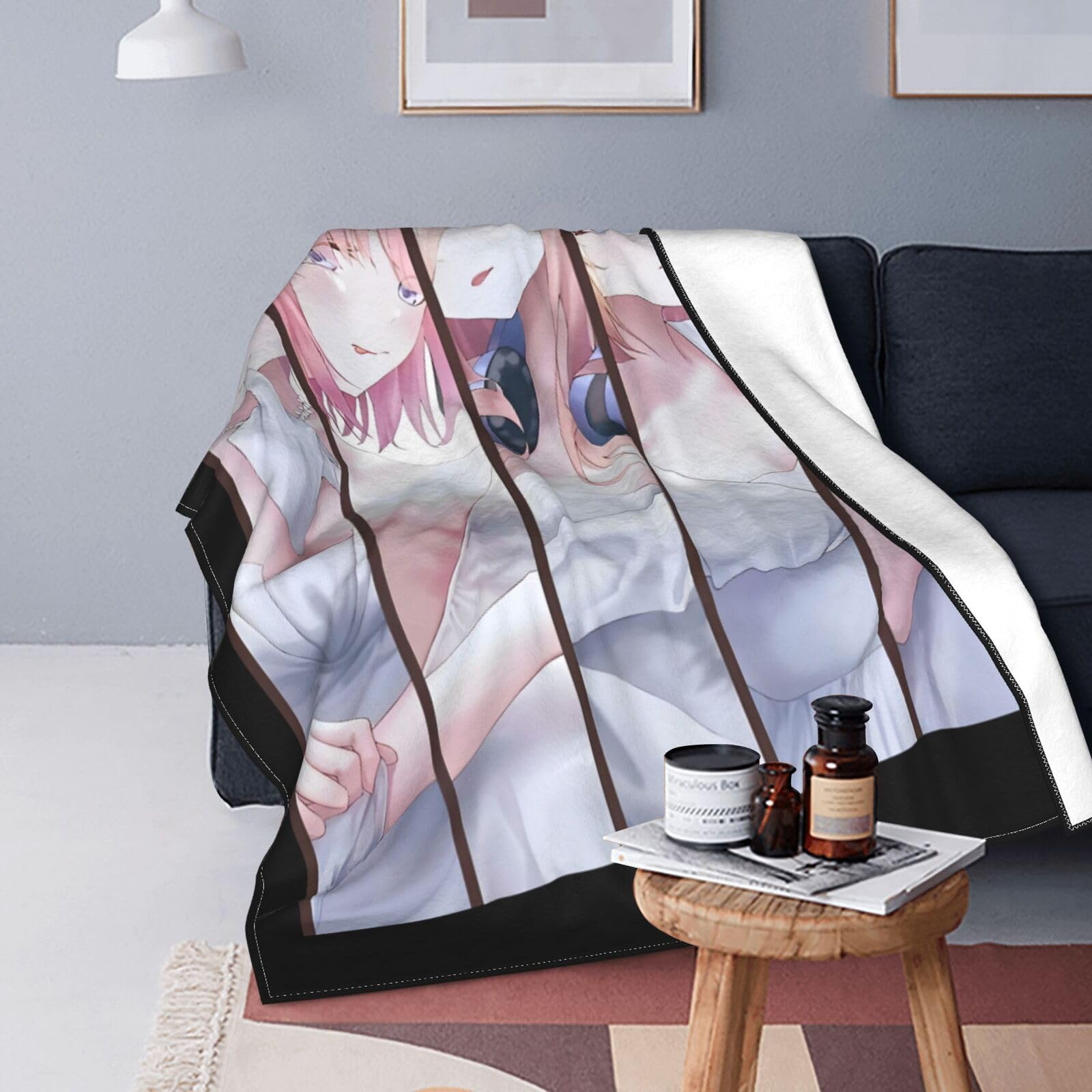 Amazon｜ブランケット 毛布 ひざ掛け 五等分の花嫁 中野家の五女 萌え