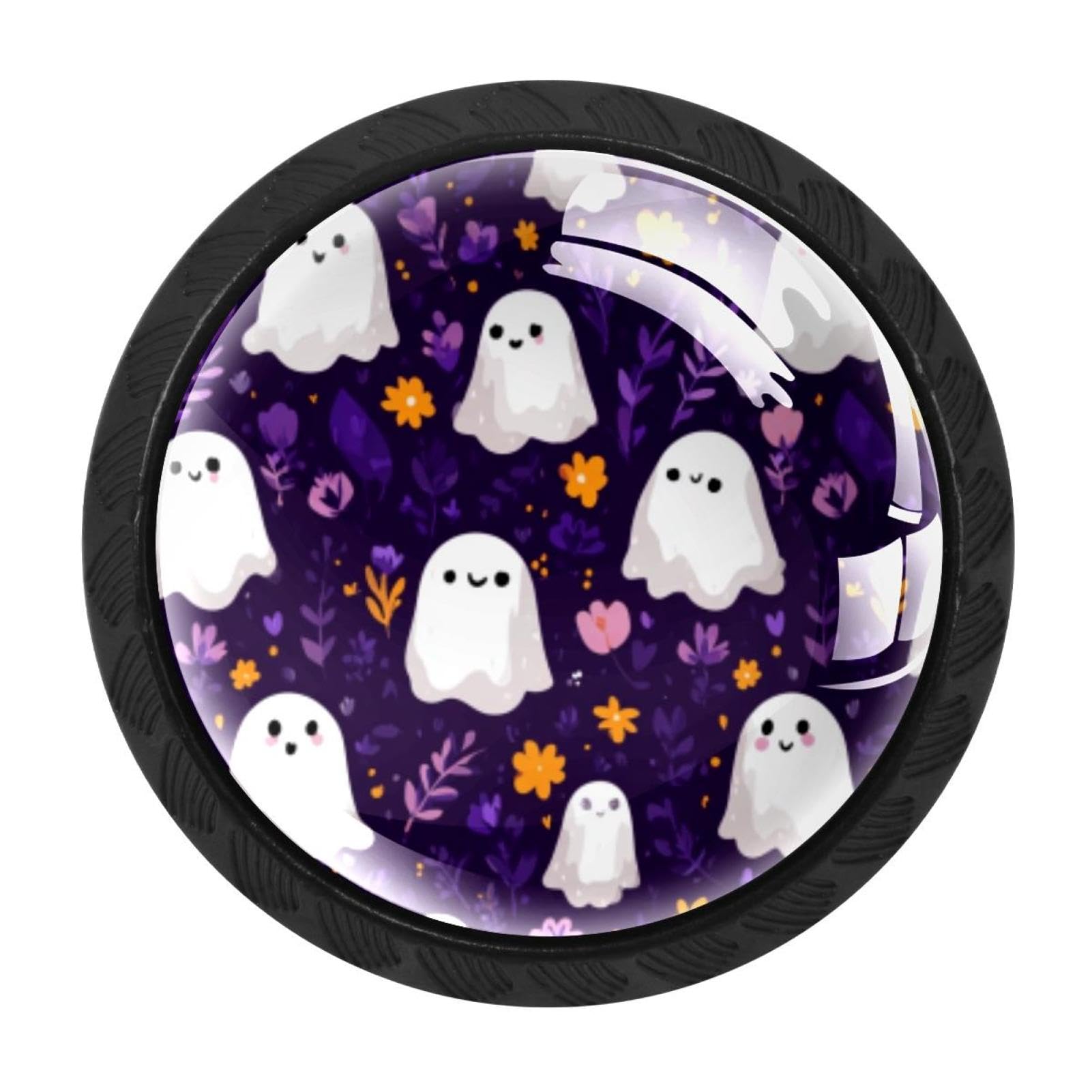 CHENZZZZ 4 Pack Halloween (14) Kitchen Cabinet Knobs Drawer Knobs Dresser Knobs Matte Black Zinc Knobs Drawer Pulls Door Knobs Dresser Drawer Handles Knobs for Dresser Drawers