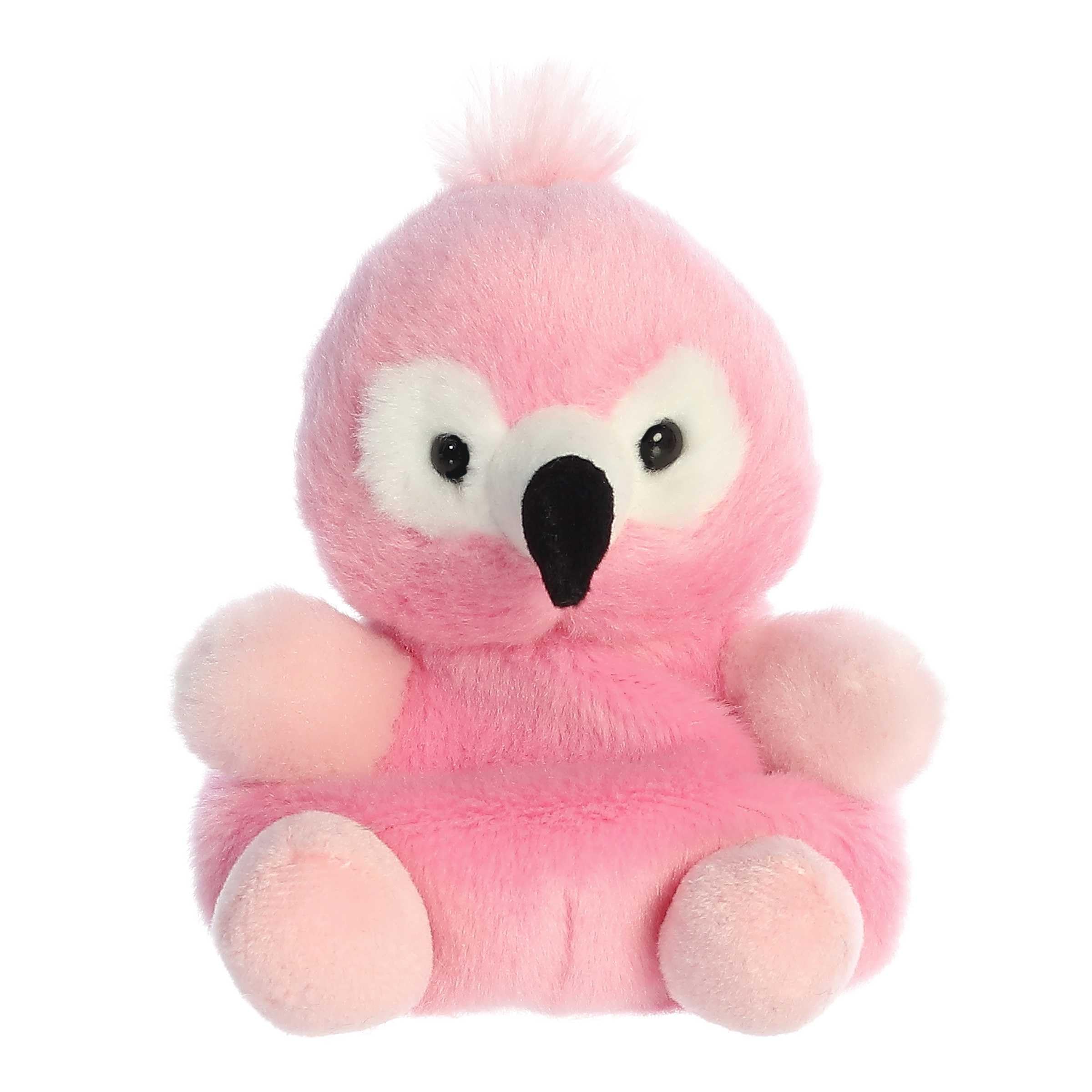 Aurora® Adorable Palm Pals™ Pinky Flamingo™ Stuffed Animal - Pocket-Sized Fun - On-The-Go Play - Pink 5 Inches