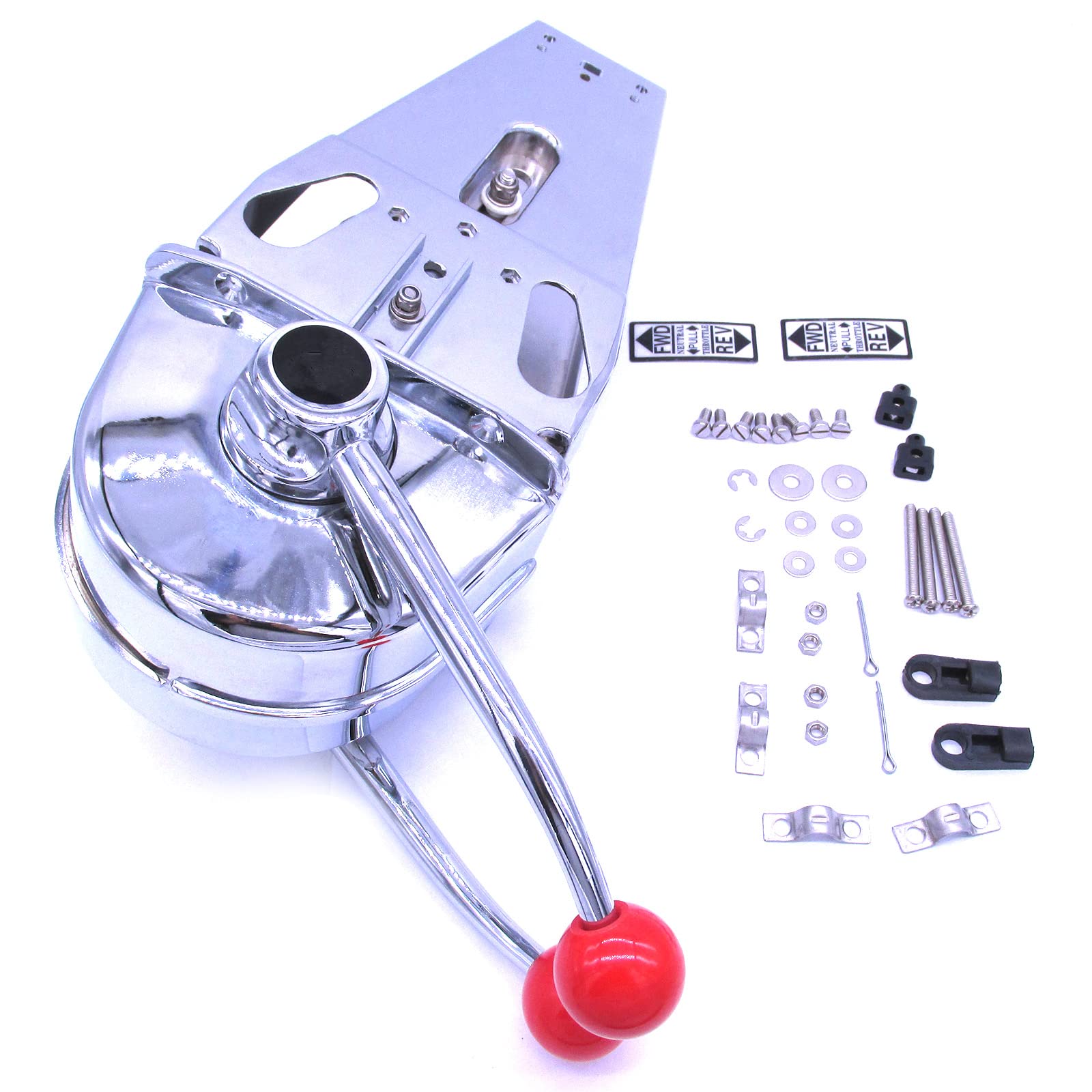 Amazon.com: Top Mount Control Marine Boat Twin Lever Handle for