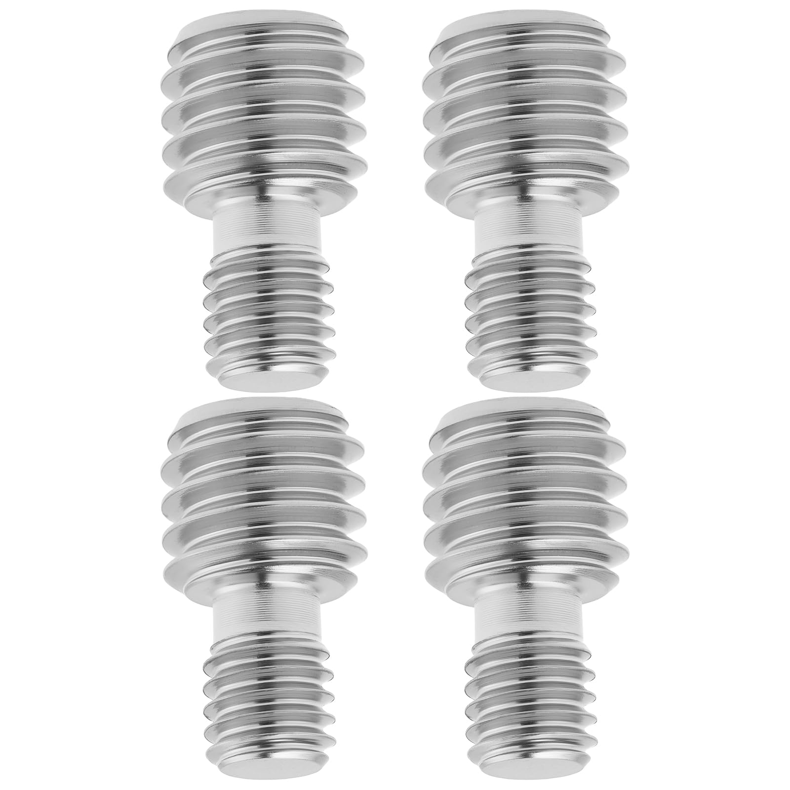 Lot de 4 vis adaptateur mâle 3/8" vers M6 mâle pour trépied monopode et plaque à dégagement rapide