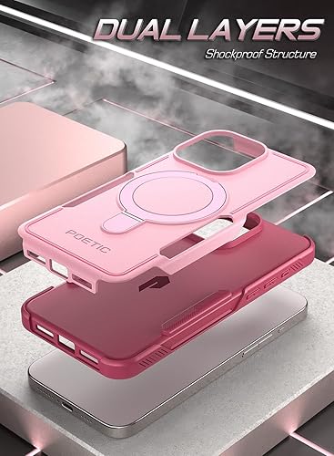 Miniatura 8 de Poetic Neon MagPro - Funda compatible con iPhone 15 Pro Max 5G de 6.7 pulgadas, compatible con MagSafe de doble capa, resistente, resistente, a