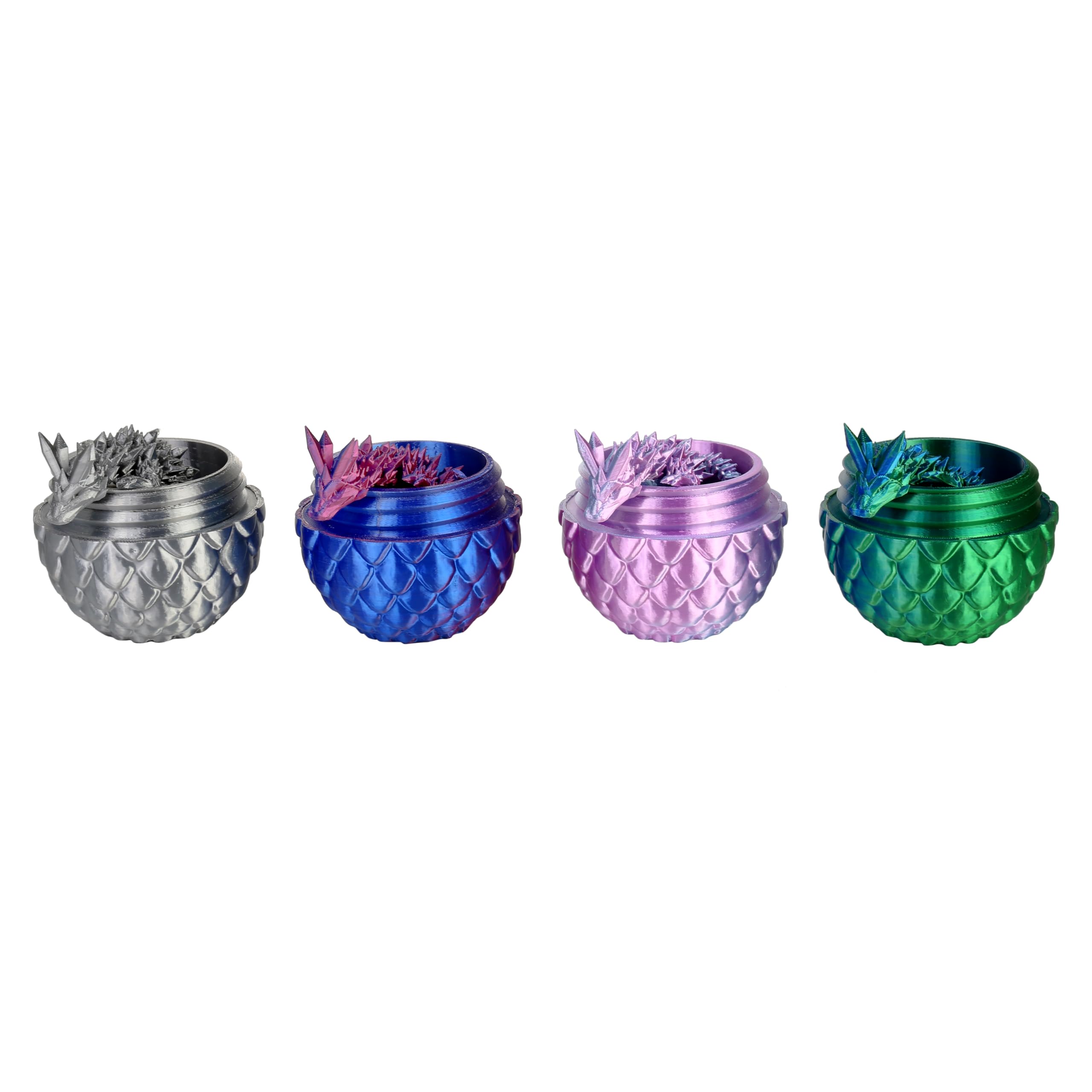 Simulation Dragon 3D articulé Dragon jouet bibliothèque bricolage décor coloré rotatif imprimé Dragon pour bureau bureau à collectionner