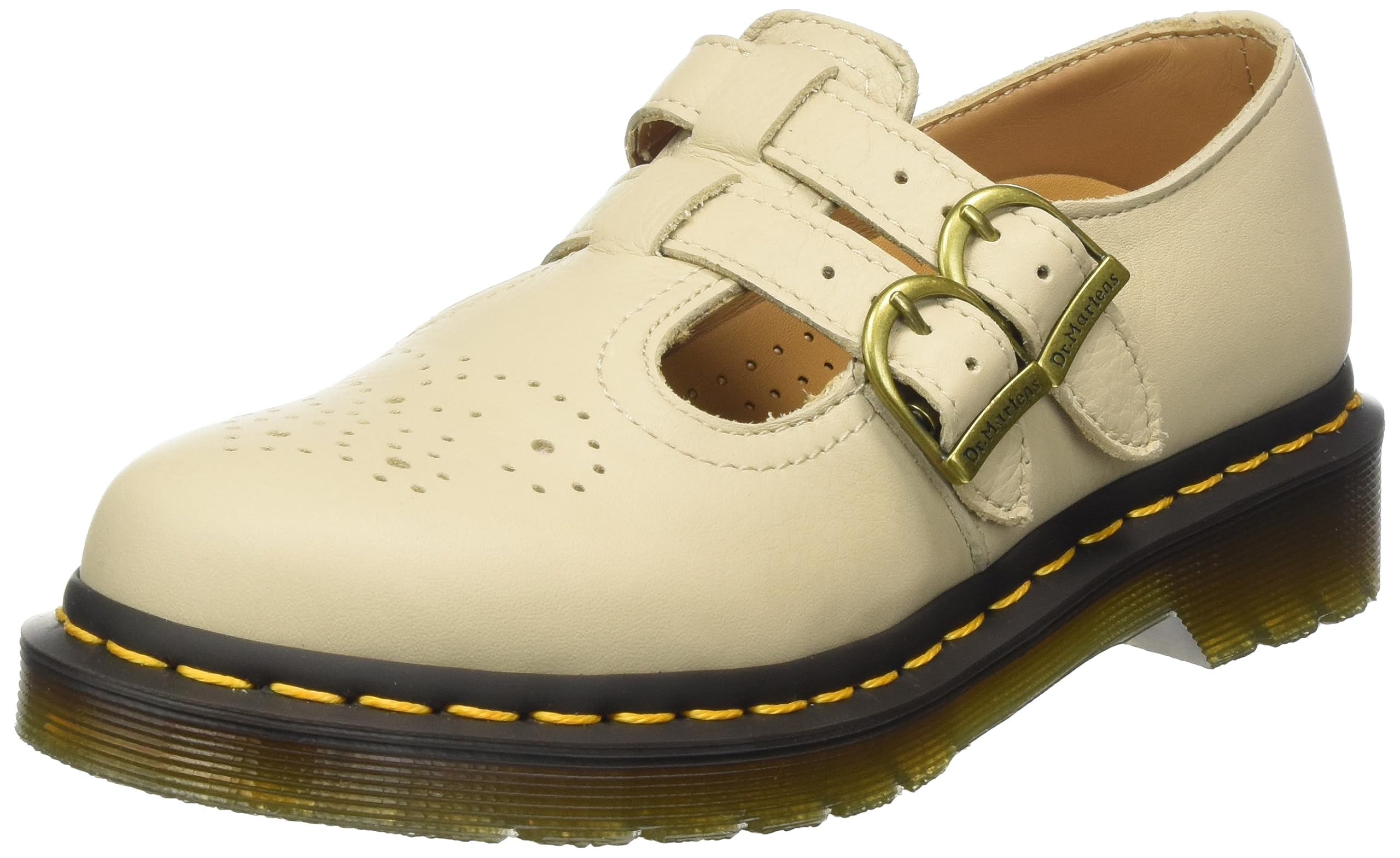 DR MARTENS 30692292 8065 Mary Jane Donna, Parchment Beige Virginia EU 36