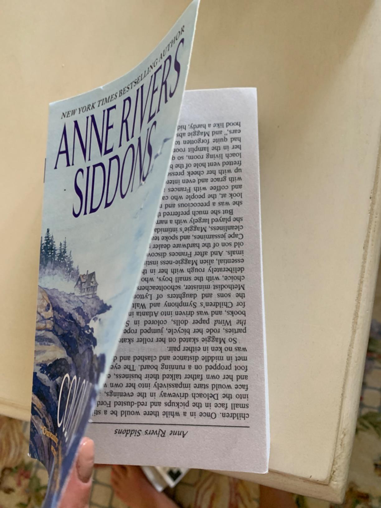 Cover upside-down and backwards