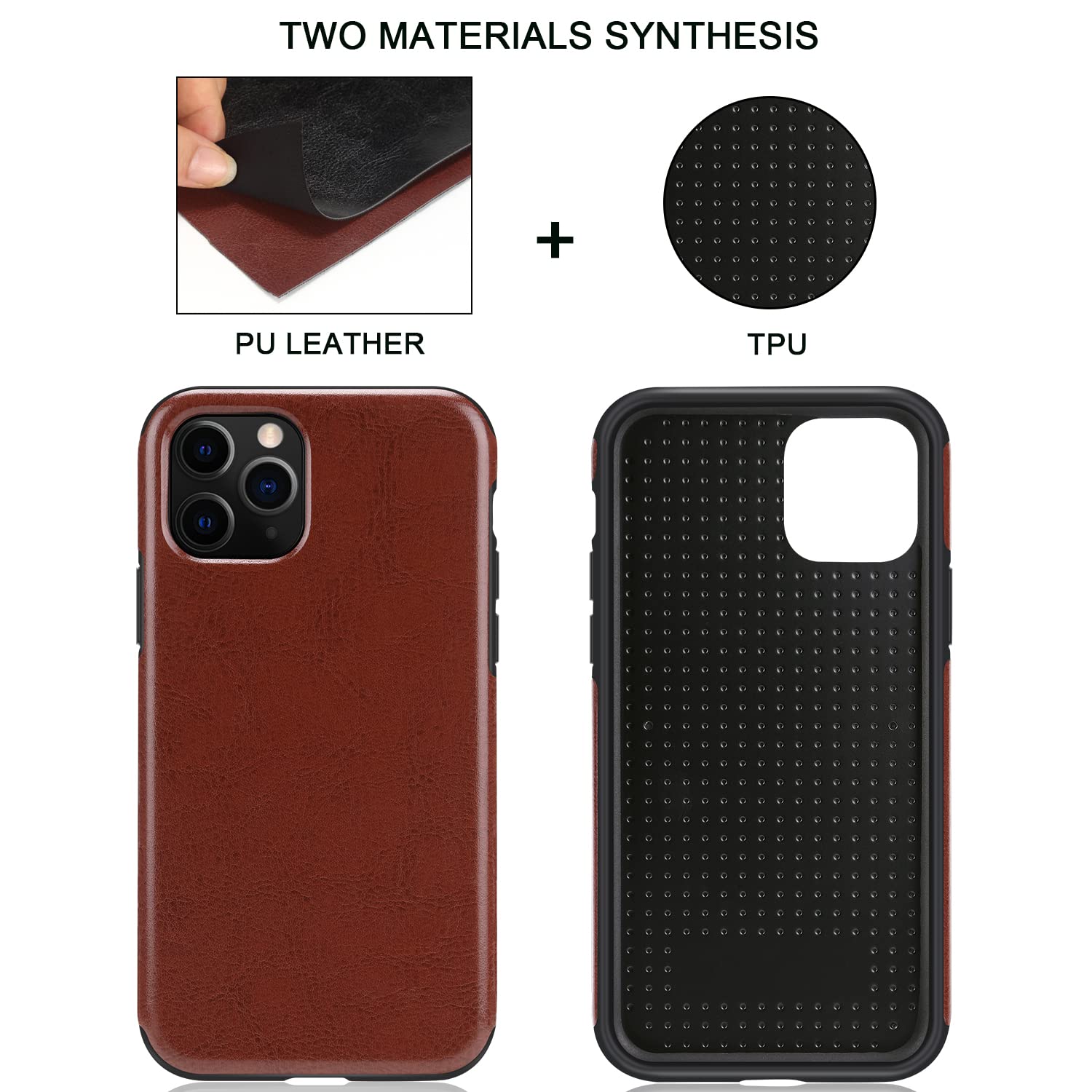 Amazon.co.jp: TENDLIN iPhone 11 Pro Max ケース レザーとTPU