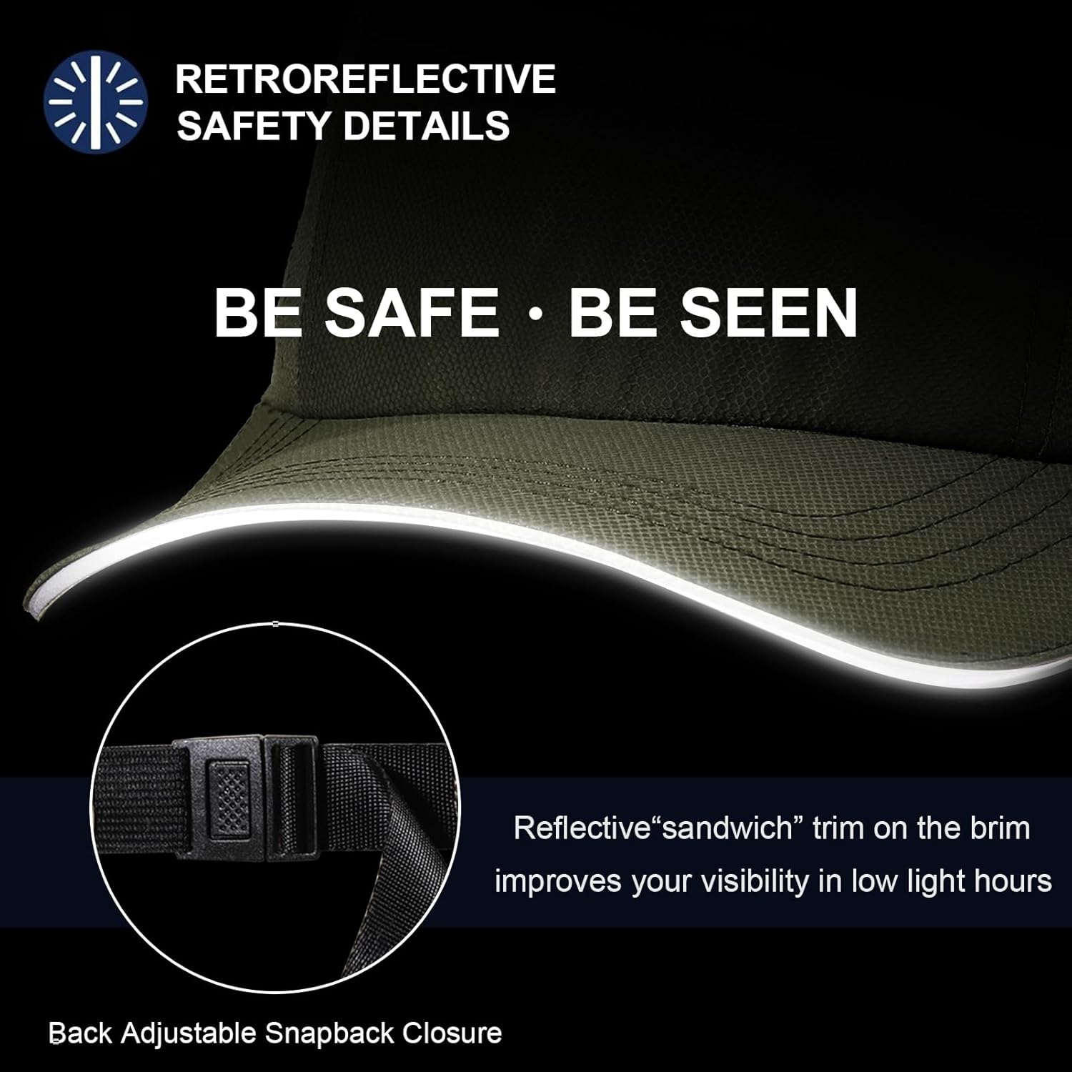 Oversize XXL Mens Quick Dry Baseball Cap Cooling Breathable Mesh Sports Cap Lightweight Snapback Hat for Big Head - Image 4