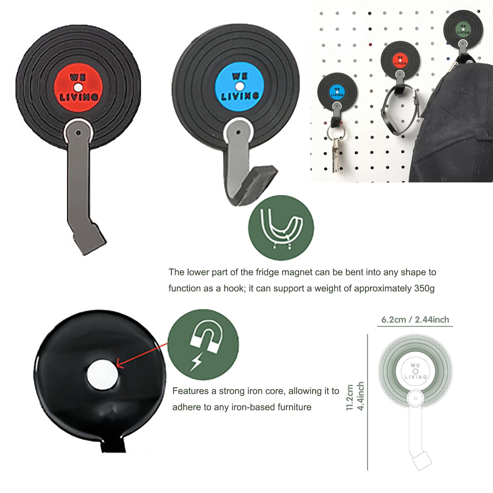 Limpiador Ultrasónico de Discos de Vinilo Limpia 6 Discos de Vinilo Vez Limpieza Automática por Rotación Doble Cara Temporizador 0-30 Minutos Sistema de Limpieza de Discos