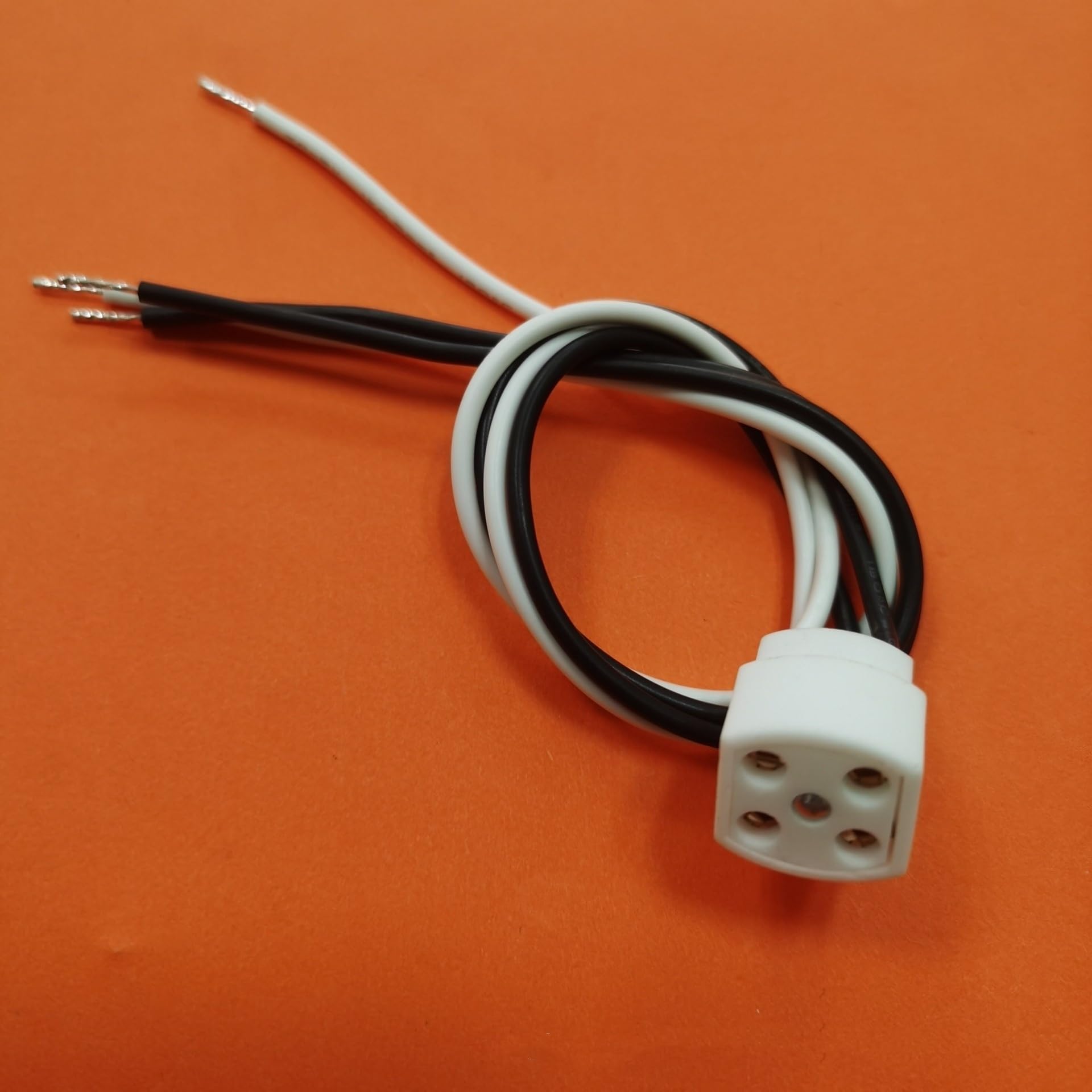 2 Stück, G10Q-Lampenfassung, Keramik-Kunststoff-UV-Lampe, UV-Lampenfassung, einseitige vierpolige Fassung(Plastic style)