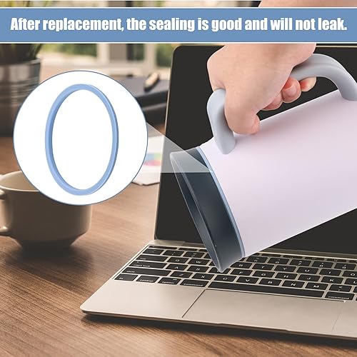 Miniatura 5 de 4 piezas de repuesto de junta para vaso Owala de 40 onzas, anillo de sellado de tapa de goma en forma de O, accesorios de botella de agua, pieza de