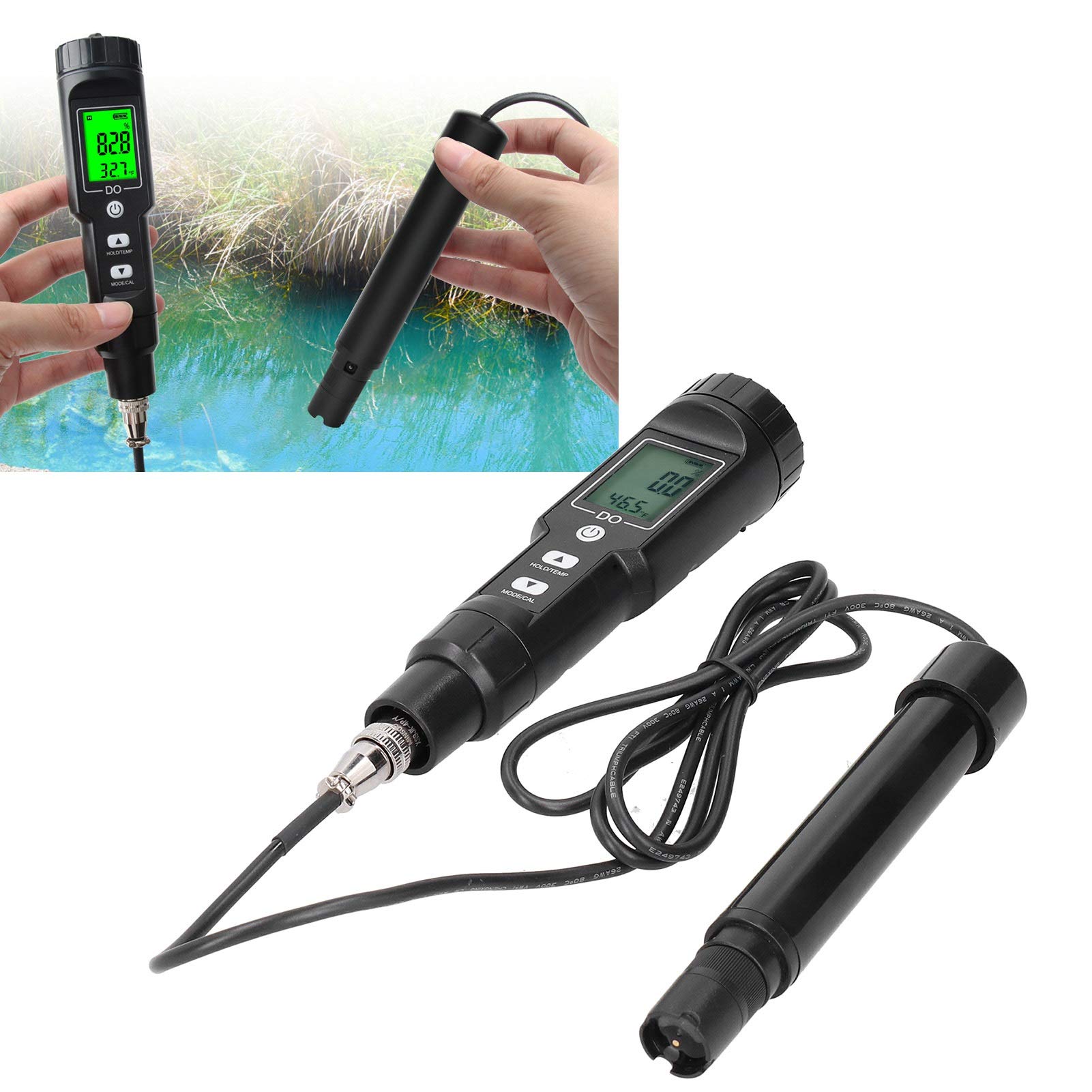 DC6V zeewater 2 in 1 Digitale PH van het Aquariumzoutgehalte Meter DC6V zeewater 2 in 1 Digitale PH van het Aquariumzoutgehalte Meter