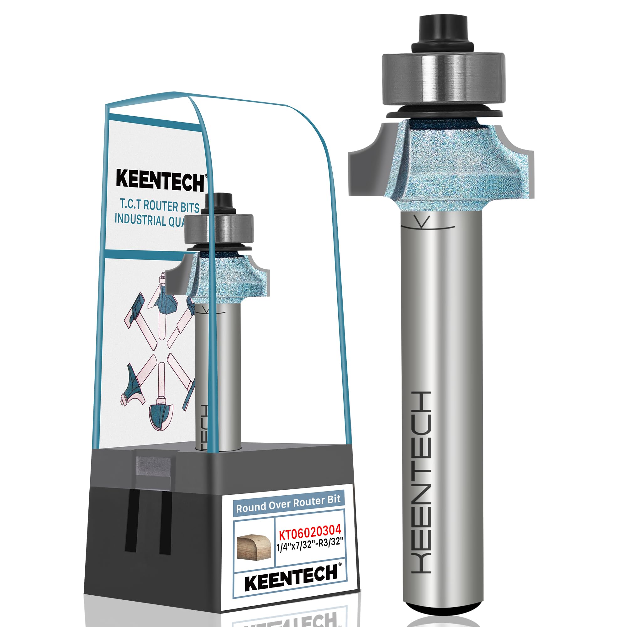 KEENTECH Round Over Router Bit - Professional Edges -10