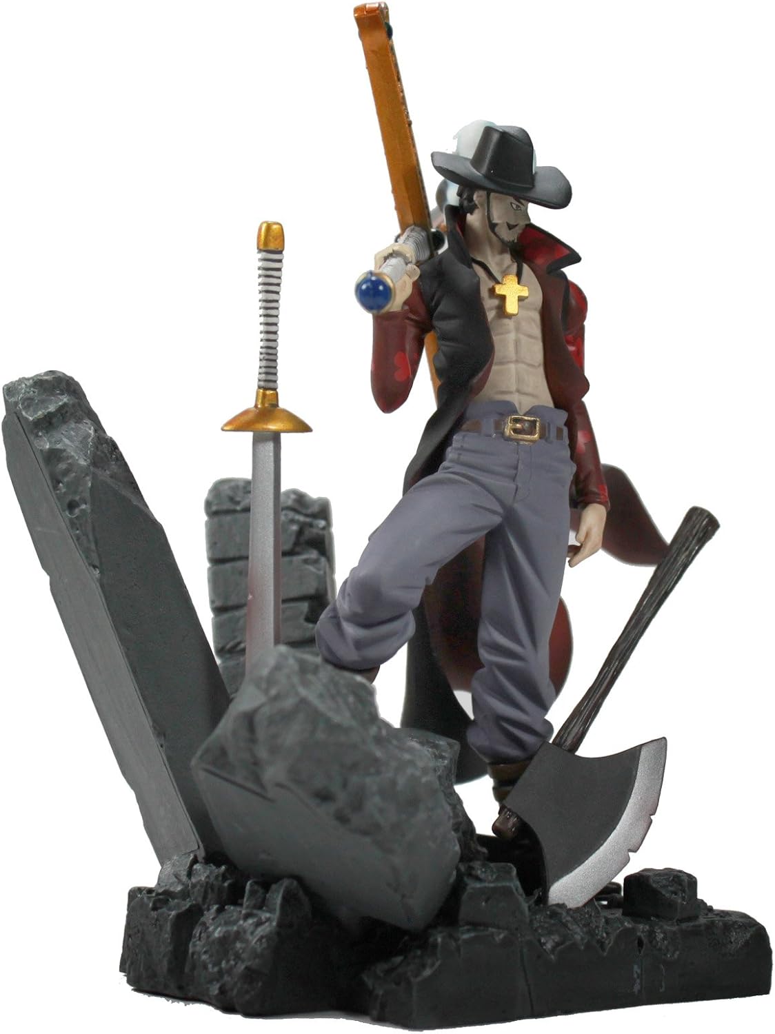 Banpresto One Piece 48057 Colosseum SCultures: Dracule Mihawk Figure, Volume #2